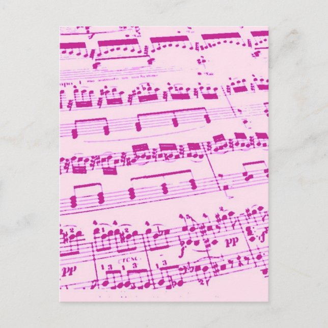 Music Major/Student/Teacher Postcard (Front)