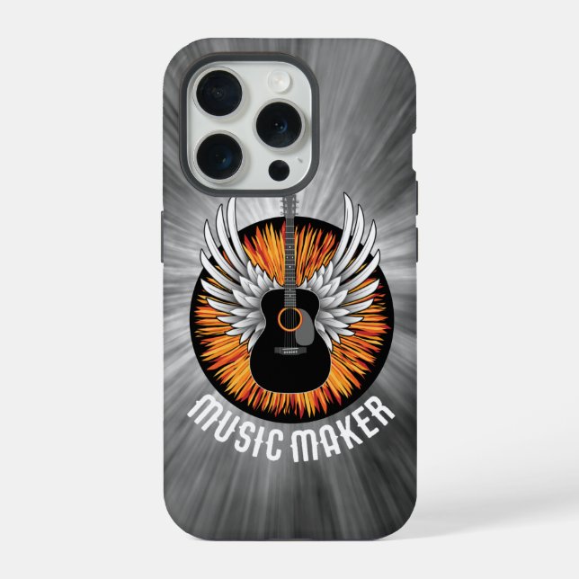 Music Maker (guitar player) Case-Mate iPhone Case (Back)