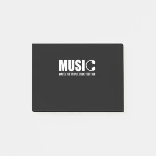 Music Makes The People Come Together Post-it Notes