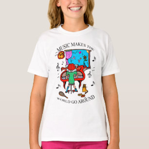 MUSIC MAKES THE WORLD GO AROUND T-Shirt