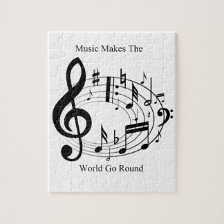 Music Makes The World Go Round Jigsaw Puzzle