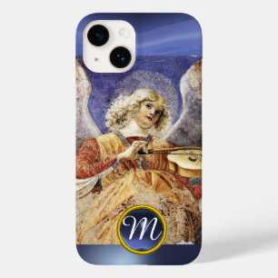 MUSIC MAKING ANGEL , Blue Sapphire Monogram Case-Mate iPhone 14 Case