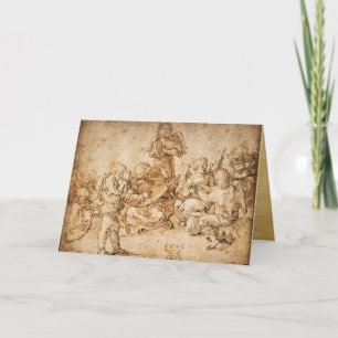 Music Making Angels by Albrecht Durer Holiday Card