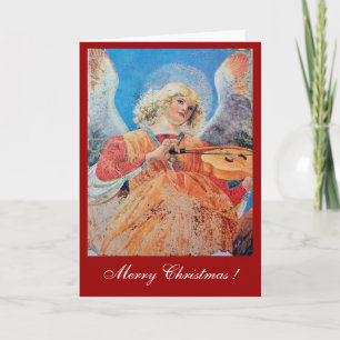 MUSIC MAKING CHRISTMAS ANGEL HOLIDAY CARD