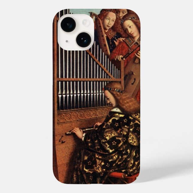 MUSIC MAKING CHRISTMAS ANGELS /Organ Player Case-Mate iPhone Case (Back)