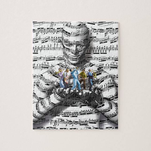 Music Man Jigsaw Puzzle (Vertical)