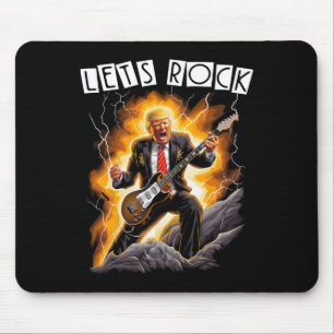 Music Mania Funny Donald Trump Playing Guitar - Me Mouse Pad