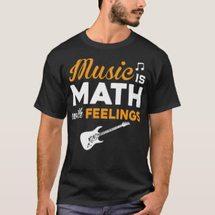 Music Math Feelings funny shirt gift present horse