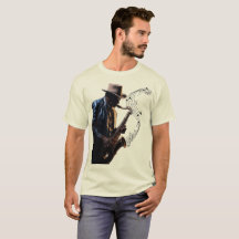 music mens tshirts soul saxophone player