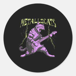Music - Metallicats  Classic Round Sticker