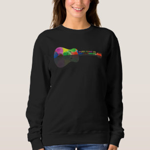 Music Mode On Guitarist Guitar Player Tee Guitar R