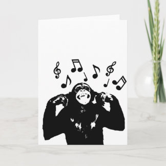 music monkeymonkey card
