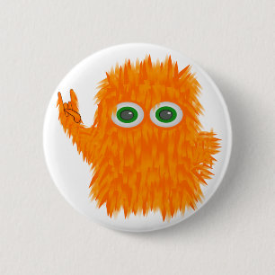 Music Monster 6 Cm Round Badge