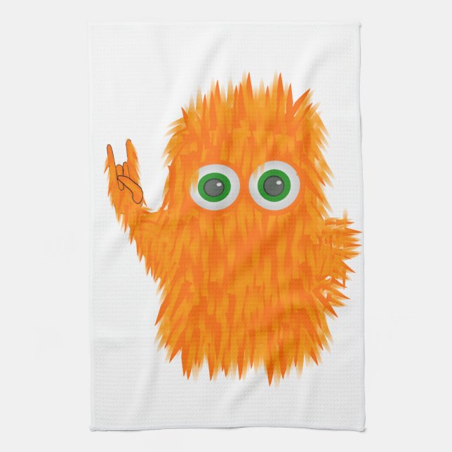 Music Monster Tea Towel (Vertical)