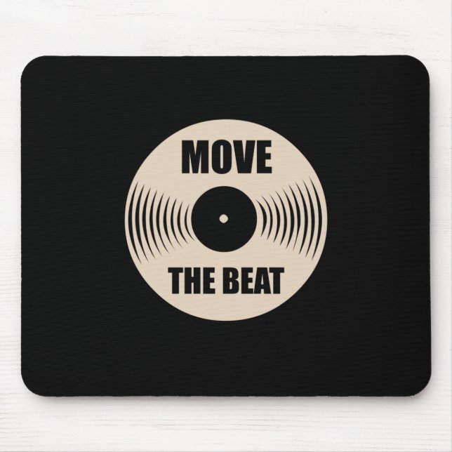 Music Move The Beat Mouse Pad (Front)