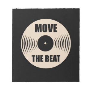 Music Move The Beat Notepad