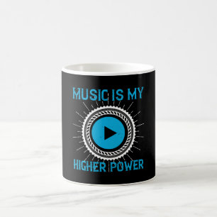 Music - Music Is My Higher Power Coffee Mug