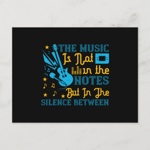 Music - Music Is Not In The Notes Postcard
