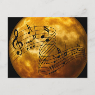 Music, music, music postcard