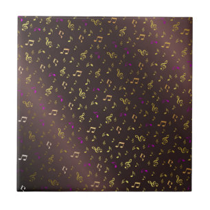 music, musical, note, melody, black, sound, clef, ceramic tile