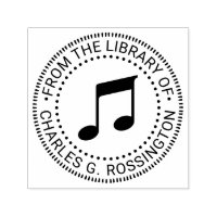 Music Musical Notes Round Library Book Name