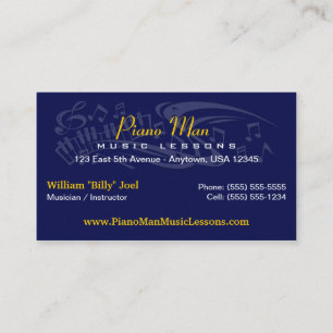 Music / Musician Business Card