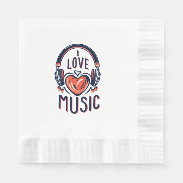 music  napkin (Front)