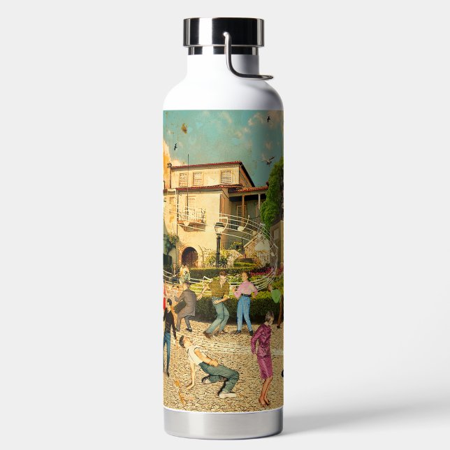 Music no Jardim (Viseu. Portugal) Water Bottle (Left)