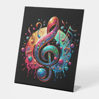 music node in an exceptional design pedestal sign