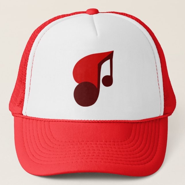 Music Note Baseball Hat  - Caps- Unisex Hats (Front)