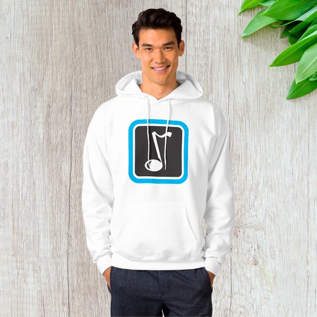 Music Note Bold Minimalist Musical Symbol  Hoodie (Creator Uploaded)