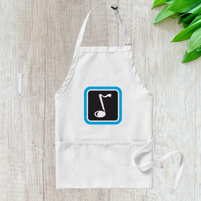 Music Note Bold Minimalist Musical Symbol  Standard Apron (Creator Uploaded)