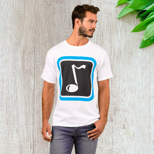 Music Note Bold Minimalist Musical Symbol  T-Shirt