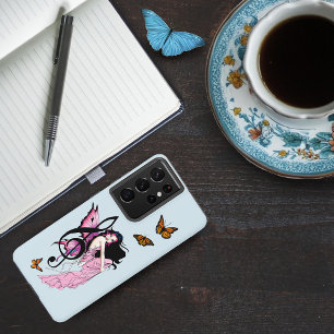 Music Note Butterflies Fairy Samsung Galaxy Case