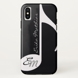 music note casemate with name iPhone XS case