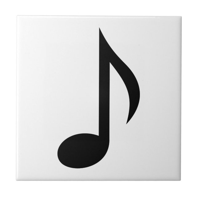 Music note ceramic tile (Front)