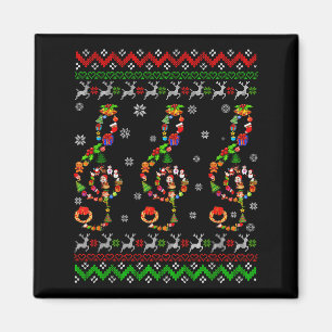 Music Note Christmas Ugly Sweater Musical Teacher Magnet