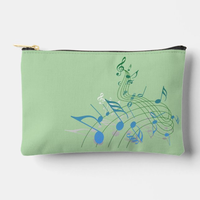 Music Note Cosmetic Bag (Front)