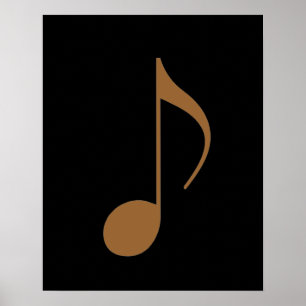 music_note graphic-decor poster
