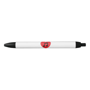 Music Note Heart Pen