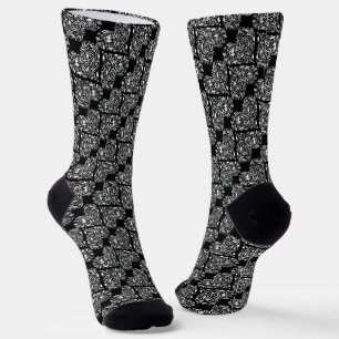 Music Note Hearts Socks