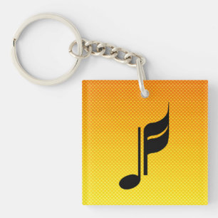 Music Note Key Ring