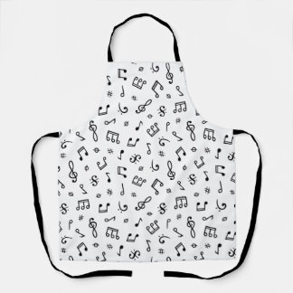 Music Note Musician Gifts Music Teacher  Apron