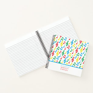 Music Note Musician Teacher Notebook