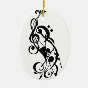 music note ornament