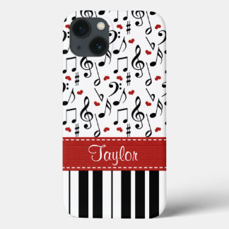 Music Note Piano iPhone 13 Case