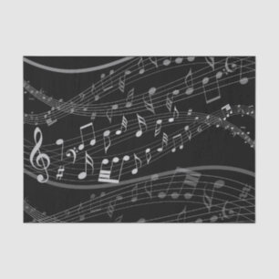 Music Note Sheet Music Tissue Paper