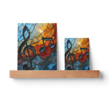 Music Note Stain Glass
