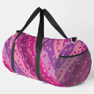 Music Note Stripes Duffle Bag