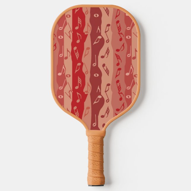 Music Note Stripes Pickleball Paddle (Front)